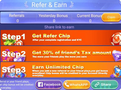 How to claim the Referral rewards